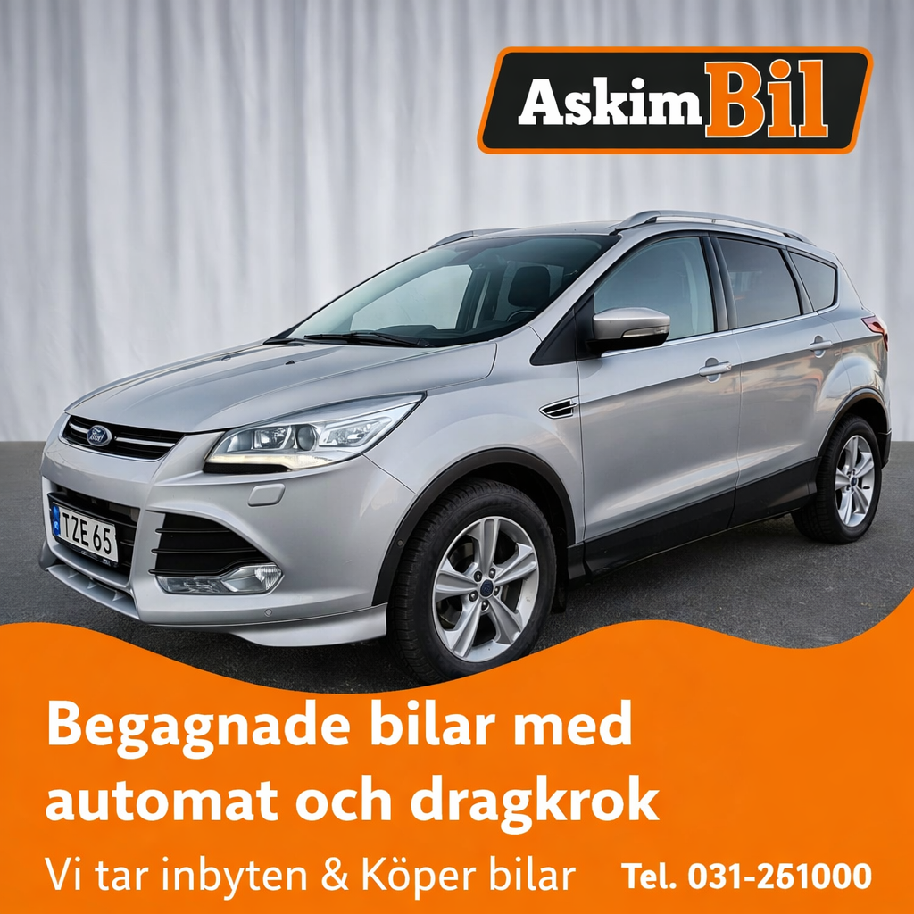 Säljes - Ford Kuga 1.5 EcoBoost Manuell, 150hk, 2015