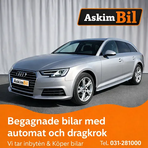 Säljes _ Audi A4 B9 Avant 2.0 TFSI g-tron, 170hk, 2018