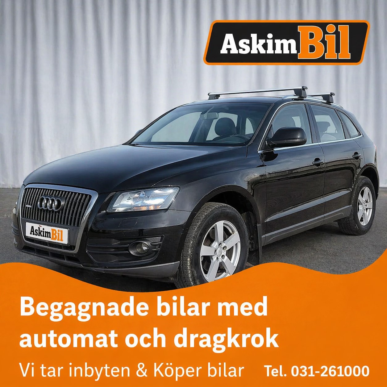 till salu - Audi Q5 2.0 TDI quattro S Tronic, 170hk, 2012