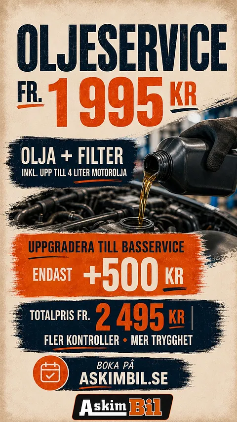 Byte olja filter