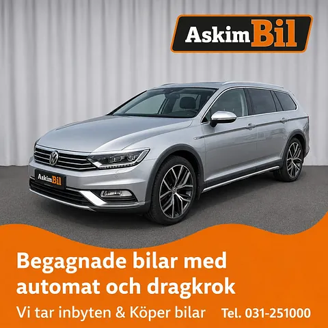 säljes - Volkswagen Passat Alltrack 2.0 TDI DPF SCR 4Motion DSG Sekventiell, 190hk, 2019